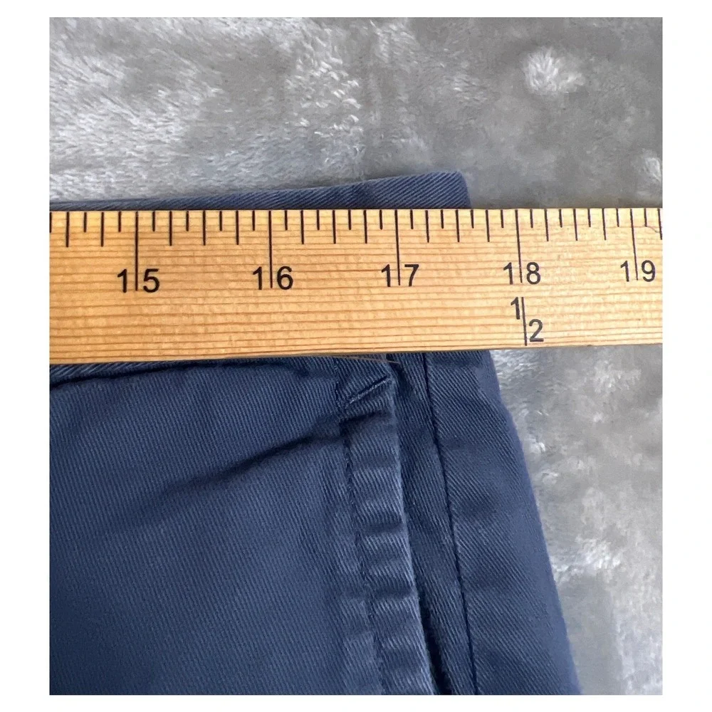 J.Crew Mens Chino Shorts 34 Blue 9
